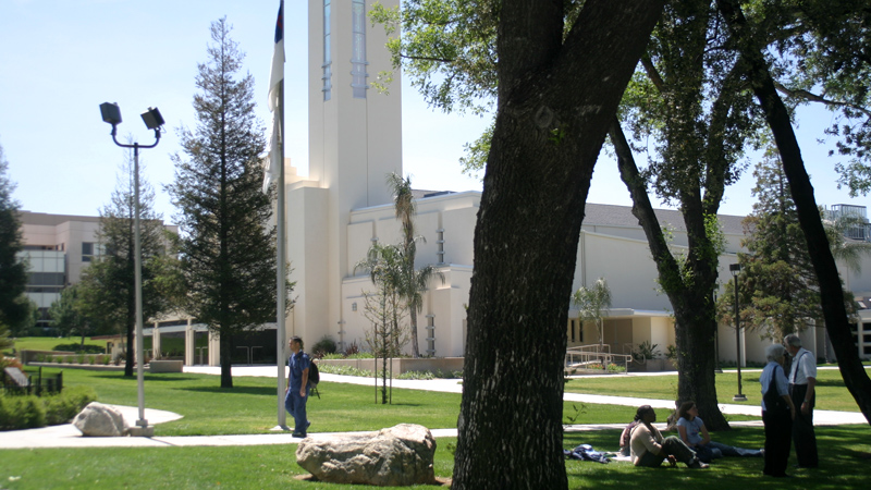 Exterior view of LLU Church