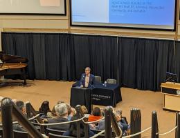 John McVay presents Baldwin lecture