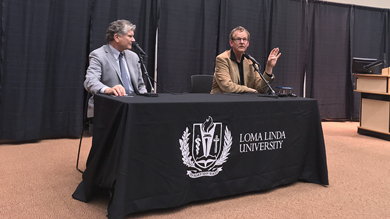 Two Loma Linda University School of Religion staff members 