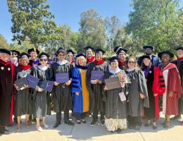 School of Religion graduates and faculty